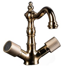Смеситель для раковины Boheme Royal Cristal, Золото, арт