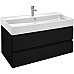 Тумба под раковину Jacob Delafon Madeleine 100 EB1318-J53 подвесная Черная матовая