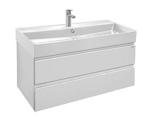 Тумба под раковину Jacob Delafon Madeleine 100 EB1318-J5 подвесная Белая глянцевая