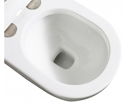 Унитаз Abber Bequem AC1114P приставной с сиденьем Микролифт