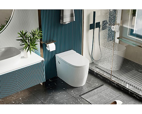 Унитаз Abber Bequem AC1114P приставной с сиденьем Микролифт