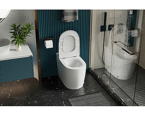 Унитаз Abber Bequem AC1114P приставной с сиденьем Микролифт