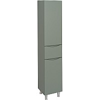 Шкаф пенал Runo Афина 35 R 00-00001210 Цемент