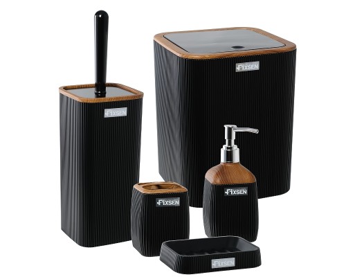 Ершик для унитаза Fixsen Black Wood FX-401-5 Черный