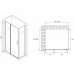 Душевой уголок Abber Sonnenstrand 100x85 профиль Хром стекло прозрачное