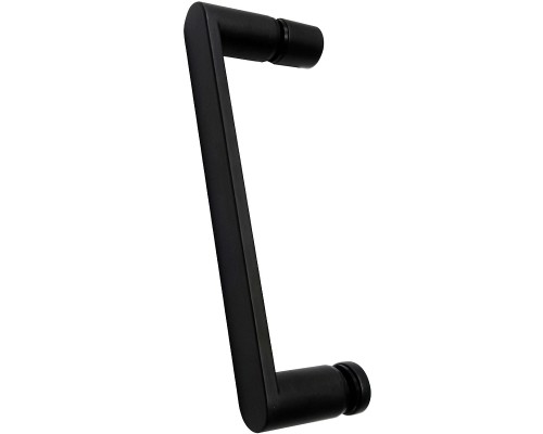 Душевой уголок Abber Sonnenstrand 110x85 профиль Черный стекло прозрачное