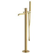Смеситель для ванны Remer X-Style X08BG Золото брашированное