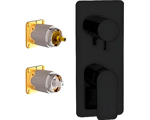 Смеситель для душа Remer Infinity I93KBNO Черный матовый