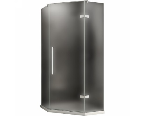 Душевой уголок Abber Ewiges Wasser 80x80 профиль Хром стекло матовое