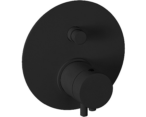 Смеситель для душа Remer Minimal Thermo NT09KBNO с термостатом Черный матовый