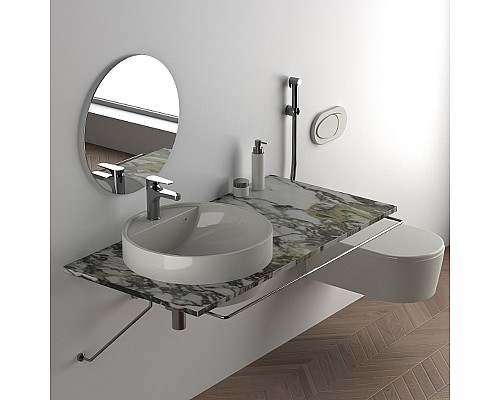 Смеситель для раковины Remer Winner W10SHW с гигиеническим душем Хром