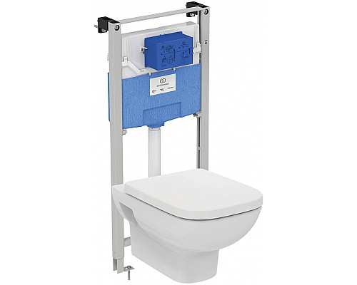 Комплект унитаза с инсталляцией Ideal Standard I.Life A I001701 с сиденьем Микролифт