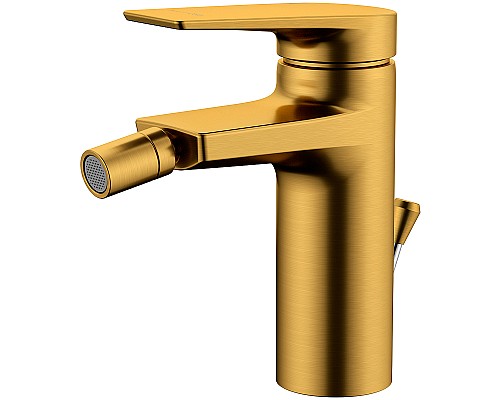 Смеситель для биде WasserKRAFT Aisch 5506 Золото матовое