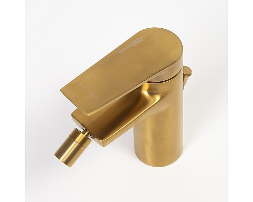 Смеситель для биде WasserKRAFT Aisch 5506 Золото матовое