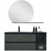 Тумба с раковиной Orans BC-2055-1000L 100 подвесная Темно-серая