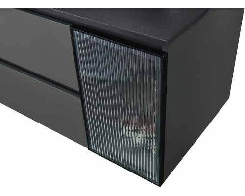 Тумба с раковиной Orans BC-2055-1000L 100 подвесная Темно-серая