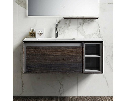 Тумба с раковиной Orans BC-V8102-1000 100 8102000 подвесная Grey