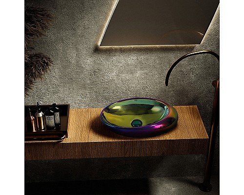 Раковина-чаша Abber Bequem 49 AC2107Regen Хамелеон