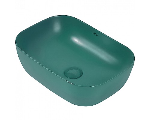 Раковина-чаша Abber Rechteck 46 AC2200MBG Темно-зеленая матовая