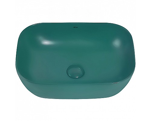 Раковина-чаша Abber Rechteck 46 AC2200MBG Темно-зеленая матовая