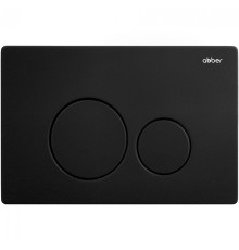 Клавиша смыва Abber AC0121MB Черная матовая