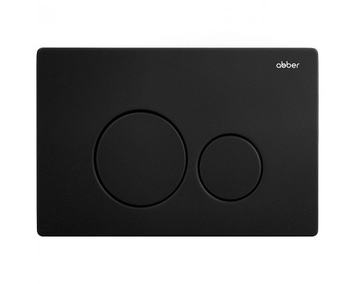 Клавиша смыва Abber AC0121MB Черная матовая