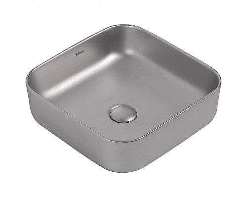 Раковина-чаша Abber Rechteck 39 AC2211MS Серебро матовое