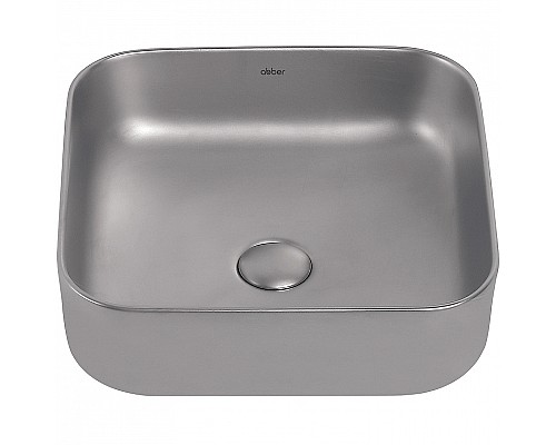 Раковина-чаша Abber Rechteck 39 AC2211MS Серебро матовое