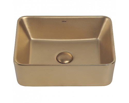 Раковина-чаша Abber Rechteck 40 AC2213MMG Золото матовое