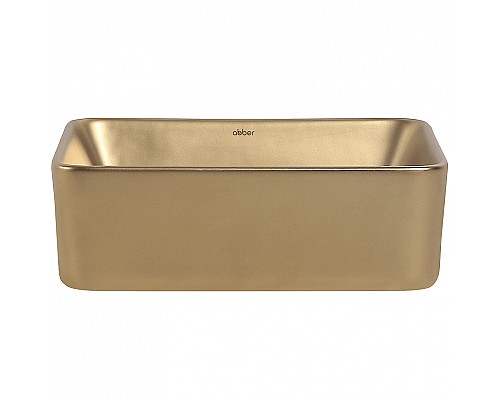 Раковина-чаша Abber Rechteck 40 AC2213MMG Золото матовое