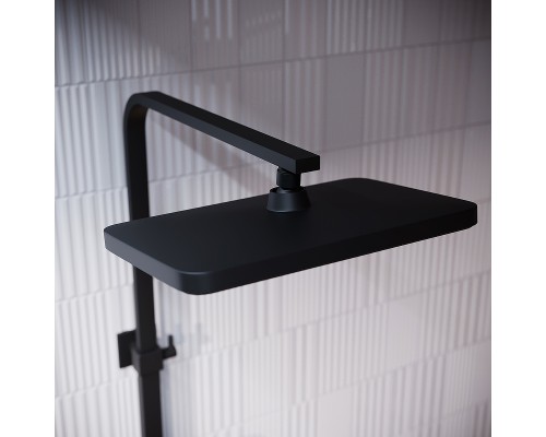 Душевая система Iddis Slide SLIBLBTi06 Черный матовый