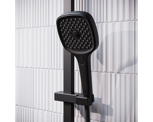 Душевая система Iddis Slide SLIBLBTi06 Черный матовый