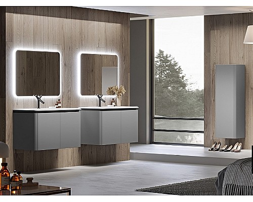 Тумба под раковину Cezares Stylus 94 55229 подвесная Grigio nuvola