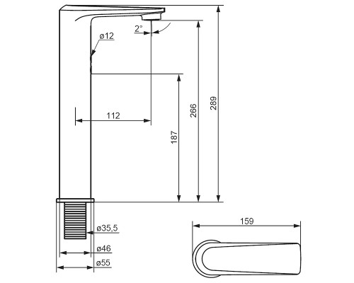 Смеситель для раковины Damixa Jupiter 770280000 Хром