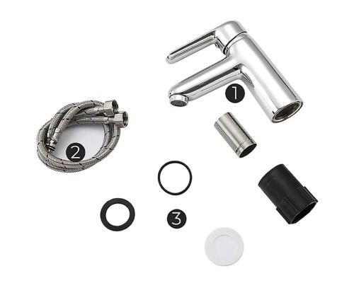 Смеситель для раковины Frap H17 F1017 Хром