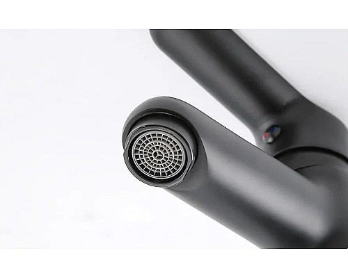 Смеситель для раковины Frap H17-6 F1017-6 Черный матовый Смеситель для раковины Frap H17-6 F1017-6 Черный матовый