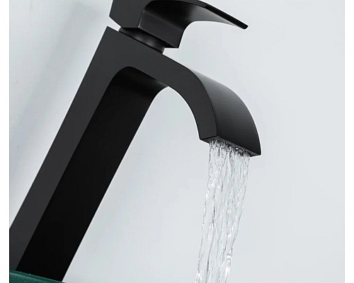 Смеситель для раковины Gappo G07-6 G1007-86 Черный матовый