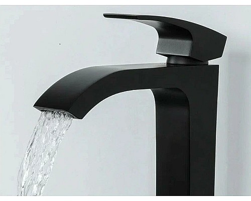 Смеситель для раковины Gappo G07-6 G1007-86 Черный матовый