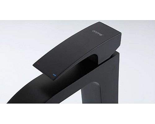 Смеситель для раковины Gappo G07-6 G1007-86 Черный матовый
