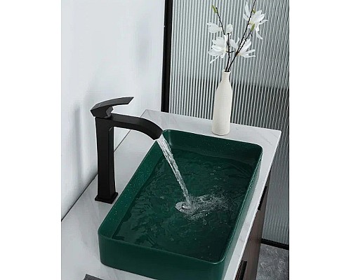 Смеситель для раковины Gappo G07-6 G1007-86 Черный матовый