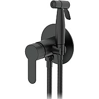 Гигиенический душ со смесителем Frap H801-6 F72801-6 Черный матовый