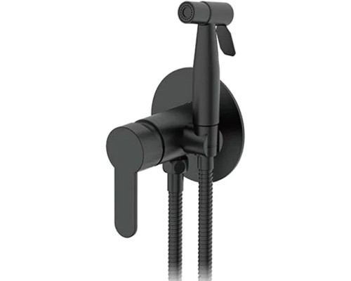 Гигиенический душ со смесителем Frap H801-6 F72801-6 Черный матовый