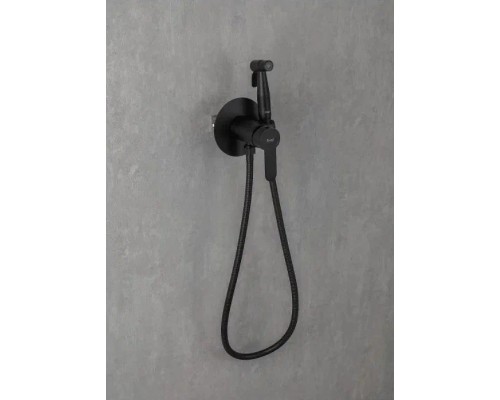 Гигиенический душ со смесителем Frap H801-6 F72801-6 Черный матовый