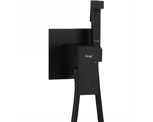 Гигиенический душ со смесителем Frap H802-6 F72802-6 Черный матовый