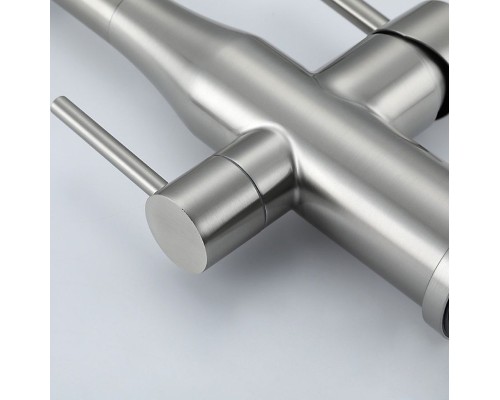 Смеситель для кухни Gappo G4399-65 Сатин Черный