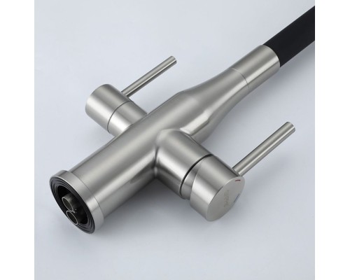 Смеситель для кухни Gappo G4399-65 Сатин Черный