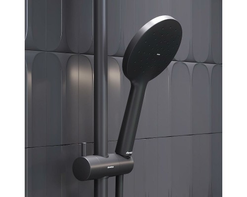 Душевая система Damixa Jupiter 977780300 Черная матовая