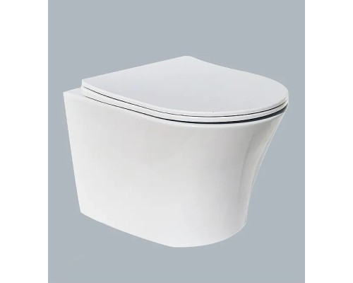 Унитаз Ceruttispa Adige Aria MW CT9245 подвесной Белый матовый с сиденьем Микролифт