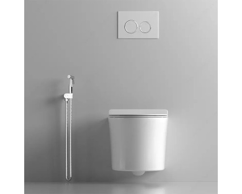 Унитаз Ceruttispa Adige Aria MW CT9245 подвесной Белый матовый с сиденьем Микролифт