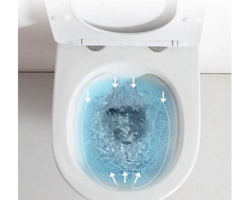 Унитаз Ceruttispa Adige Aria MW CT9245 подвесной Белый матовый с сиденьем Микролифт